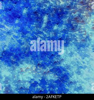 Abstract sfondo colorato. Texture Pennello. Sfondo blu. Foto Stock