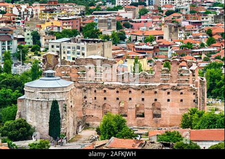 Sala Rossa nella Basilica di Bergama, Turchia Foto Stock