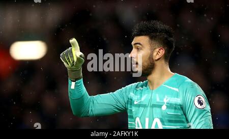 Tottenham Hotspur portiere Paulo a Gazzaniga Foto Stock