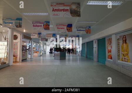 Alghero Aeroporto Internazionale, Sardegna, Italia Foto Stock
