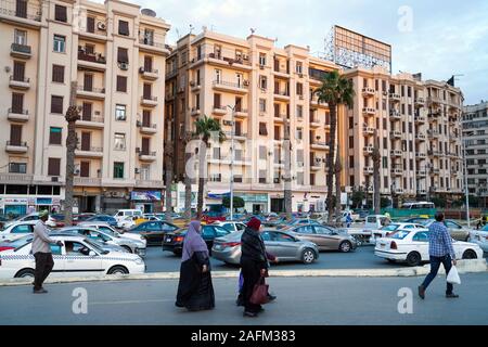 Tahrir-Platz del Cairo in Egitto Foto Stock