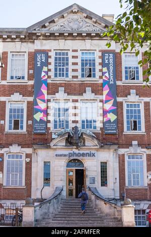 Ingresso a Exeter Phoenix Art & Theatre venue, Bradninch posto, Gandy Street, Exeter Devon, Inghilterra, Regno Unito Foto Stock