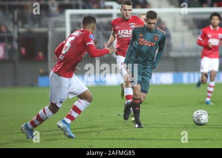 Dicembre 15, 2019: Alkmaar, Paesi Bassi - 15 dicembre 2019: Razvan Marin (Ajax) nella foto durante il 2019/20 attrezzatura di Eredivisie tra AZ Alkmaar e AFC Ajax a AFAS Stadium. (Credito Immagine: © Federico Guerra Maranesi/ZUMA filo) Foto Stock