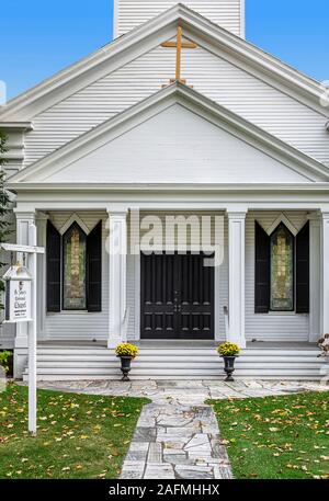 Affascinante di San Giovanni Cappella vescovile, Manchester, Vermont, USA. Foto Stock