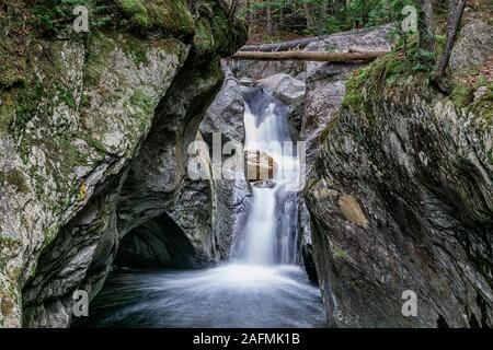 Texas Falls, Hancock, Vermont, USA. Foto Stock