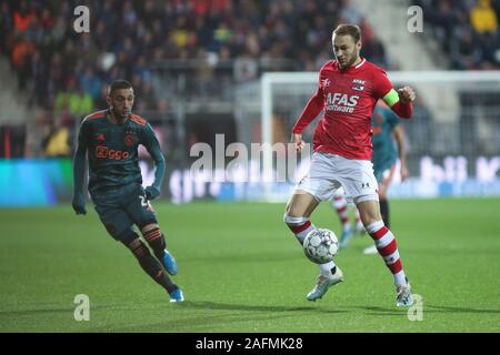 Dicembre 15, 2019: Alkmaar, Paesi Bassi - 15 dicembre 2019: Perr Schuus (Ajax) nella foto durante il 2019/20 attrezzatura di Eredivisie tra AZ Alkmaar e AFC Ajax a AFAS Stadium. (Credito Immagine: © Federico Guerra Maranesi/ZUMA filo) Foto Stock