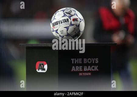 Dicembre 15, 2019: Alkmaar, Paesi Bassi - 15 dicembre 2019: a sfera nella foto durante il 2019/20 attrezzatura di Eredivisie tra AZ Alkmaar e AFC Ajax a AFAS Stadium. (Credito Immagine: © Federico Guerra Maranesi/ZUMA filo) Foto Stock