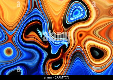 Colorato sfondo astratto con luminosi colori vibranti Foto Stock