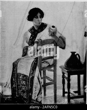 . Una mostra di pittura e scultura da Robert Vonnoh e di Bessie Potter Vonnoh e dipinti da Ernest Lawson e W. Murray Smith di Londra, Inghilterra : il Memorial Galleria d'arte, Rochester, New York, Gennaio sesto a gennaio il trentesimo, diciannove cento e sedici. rles Francesco Adams, Esq. Commissionato per il Massachusetts Historical Society /1&lt;V 3 Dott.ssa Talcott Williams la Quaresima dalla Sig.ra Williams 4 Clifford Provost Grayson, Esq. La Quaresima dalla sig.ra Grayson 5 Studio di testa. D. C. F. Quaresima da D. C. francese, Esq. 6 Martin giustizia, Esq. La Quaresima dalla sig.ra Giustizia 7 Daniel Chester French 8 Bessie Potter Vonnoh Foto Stock