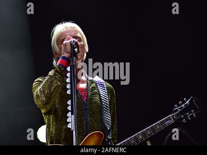 BRISTOL, Inghilterra, Regno Unito - Sep 01, 2018: Paul Weller, precedentemente la marmellata e stile consiglio, nelle prestazioni al Festival Downs, Clifton, Br Foto Stock