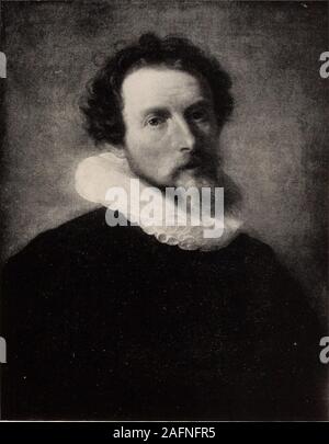 . Catalogo illustrato della collezione privata di pregevoli dipinti di antichi maestri e i primi artisti inglesi formata dal compianto Leon Hirsch di New York. rom sopra sullato sinistro illuminazione, il suo diritto di fronte fortemente e gettando latosinistro del suo volto in ombra trasparente. Descritto ed illustrato in Rudolf Oldenhourgs Thomas de Keyser,lipsia, 1911, p. 19. Il dott. Oldcnbourg dice di questo ritratto: Il jiortrait di un uomo da Thomas deKeyser, nella collezione Hirsch, New York è uno dei pochi jiaintinjrs executedin i primi giorni di questo master wliich possono essere attribuiti a lui su tlie gr Foto Stock