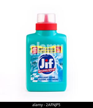 Prodotto detergente jif prodotto da Unilever Foto Stock
