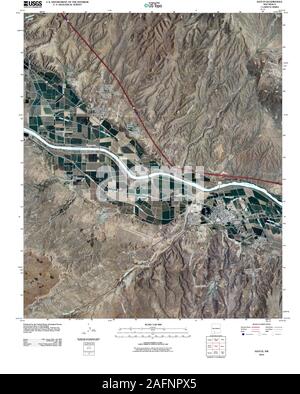 USGS TOPO Map New Mexico NM Hatch 20100917 TM il restauro Foto Stock