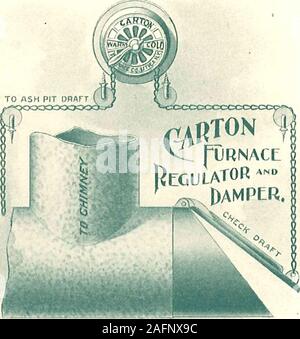 . Forno di cartone per aria calda e combinazione. FurnacePeculator *"-&GT;Smorzatore. Io per la regolazione e il controllo bozze di forni.bozze può Ia.1, frequentato da sopra-superando il necessityof scendendo in cantina quando più o meno fire progetto è richiesto. Questi allegati arc arredate con i nostri forni quando ordinato.. Che mostra la formazione e la costruzione della fondazione e fossa del forno aportable. L'aria fredda di alimentazione possono essere adottate anche su un livello con la basering del forno, quando è opportuno farlo e in tal caso laconnessione non dovrebbe essere più io per 12 cm di altezza, depen Foto Stock