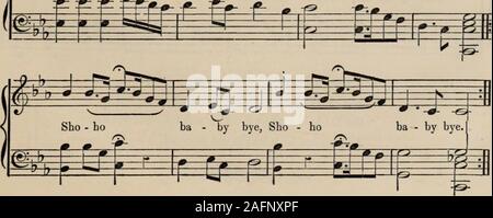 . Antica musica irlandese : comprendente un centinaio di arie inedite, molte delle vecchie canzoni popolari e diverse nuove canzoni. il^ =&GT;^ -È Sho - ho, ba - da, Sho - ho ba - dal bye; /r 7e=?E: rzn &lt;^ I !? * # L£ ^^ s^ Sho-ho, ba - da, Sho - ho, ba - da; Sho - ho. ba - dal bye.. 68 antica musica irlandese. No. 67. Ho imparato sia l'aria e le parole di questa canzone dal mio padre. Era molto wellknown nei miei primi giorni fra la gente del sud ; e non ci sono più i versetti in thesong; ma quelli mi danno sono tutto ciò che sono in grado di ricordare. FAIR MAIDENS bellezza sarà presto svanire.Andante. J pend. 22 pollici Foto Stock