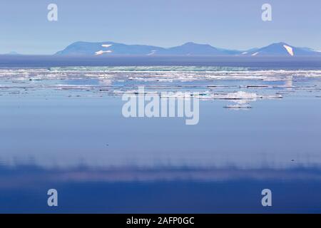 Iceberg della costa orientale della Groenlandia Foto Stock