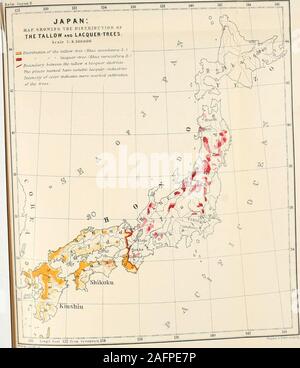 . Le industrie del Giappone : insieme con un account della sua agricoltura, silvicoltura, arti e commerci. Da Viaggi e ricerche svolte presso il costo del governo prussiano. Geograph. Anstall von. c Foto Stock