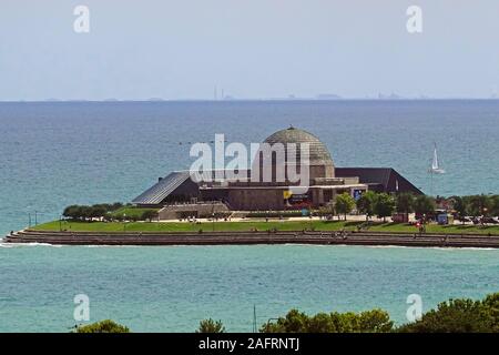 Planetario Adler a Chicago, Illinois Foto Stock