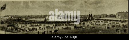 . Boston, un centinaio di anni una città : una raccolta di opinioni realizzato da stampe rare e vecchie fotografie che mostrano i cambiamenti che si sono verificati in Boston durante i cento anni della sua esistenza come una città, 1822- 1922. bor da East Boston circa i860 ... 29Estate Street, mostrando il South Boston cavallo deposito ferroviario in chiesa Green 30 Park Street da Tremont Street 30 vista di Back Bay circa 1857 prima che il processo di riempimento è stato avviato 31 vista di Boston e di Charlestown 32 Guardando giù Congress Street 33 Il vecchio hotel Boylston all'angolo del Tremont e Boyls- ton strade 34 una vista o Foto Stock