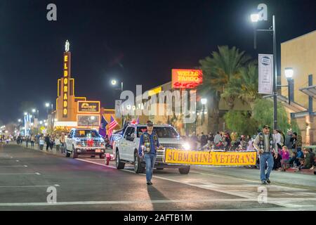 Las Vegas, 14 dic: WinterFest Parde luce di Henderson sul dicembre 14, 2019 a Las Vegas, Nevada Foto Stock