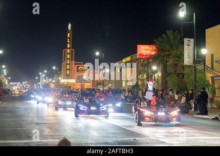 Las Vegas, 14 dic: WinterFest Parde luce di Henderson sul dicembre 14, 2019 a Las Vegas, Nevada Foto Stock