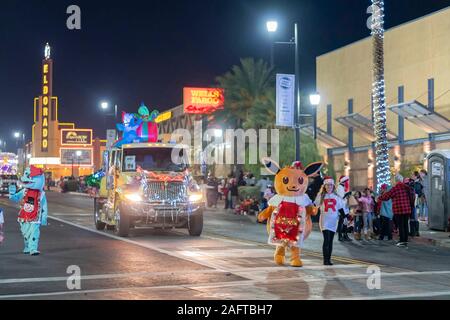 Las Vegas, 14 dic: WinterFest Parde luce di Henderson sul dicembre 14, 2019 a Las Vegas, Nevada Foto Stock