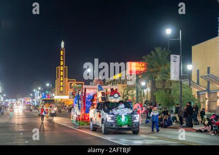 Las Vegas, 14 dic: WinterFest Parde luce di Henderson sul dicembre 14, 2019 a Las Vegas, Nevada Foto Stock