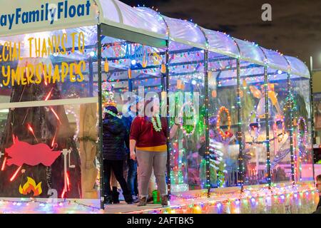 Las Vegas, 14 dic: WinterFest Parde luce di Henderson sul dicembre 14, 2019 a Las Vegas, Nevada Foto Stock