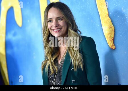 New York, Stati Uniti d'America. Xvi Dec, 2019. Grazia Atwood assiste la prima mondiale di "gatti" a Alice Tully Hall di New York, NY, Dicembre 16, 2019. (Foto di Antonio Behar/Sipa USA) Credito: Sipa USA/Alamy Live News Foto Stock