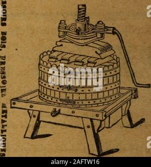 . La Revue de la viticoltura : Organe de l'agriculture des régions viticoles. Exposition coloniale de Marseille 1906. PRESSOIR RATIONNELA LEVIER ET MOTEUR Âïï Kveo su sans aooummatenr de livraison pression de vis et ferrures seules ; FOULOIRS UN VENDANGE BROYEURS UN POMMFS c ^ 50.000 Appareils mandas aTOO Garantie f 1IEUMI£R FILS i S CONSTRUCTEURS 6-87-89, rue S"int-"&GT;"io"$h"l - LYON-Catalogo aUILLOTlBRM illuttri franco sur dtmande. CAZAUBON & FILS ^ Ingénieur-ConstructeurRue Notre-Daïue-de-Nazaret, 43 - Parigi Foto Stock