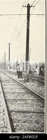 . Il cemento Portland Cemento pavimentazioni per strade di campagna. V T.V&GT;, - - ";%^ Fig. 1.-La finitura della superficie con un galleggiante in legno.. ?&JL I Foto Stock