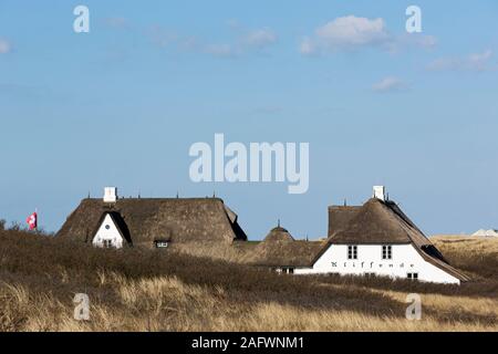 Kampen, Haus Kliffende, Duenen Foto Stock