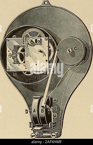. Morton memorial; una storia del Stevens Institute of Technology, con biografie dei fiduciari e docenti e alunni e un record di successi della famiglia Stevens di ingegneri. ermometer come nel voltmetro, ma molto leggero ferro da stiro indotto è sostituito per il movablesolenoid. L'armatura mobile è di speciale design per produrre una scala che isnearly diviso in modo uniforme. La penna è portata da uno tra il supporto di coltello molle, come vengono usati in recordingvoltmeters. La registrazione wattmetri aremade sostituendo il fermo solenoidof la registrazione il voltmetro con oneh Foto Stock