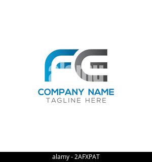 FE iniziale lettera collegata Logo. Lettera di Creative FE moderno Logo aziendali template vettoriale. FE Logo Design Illustrazione Vettoriale