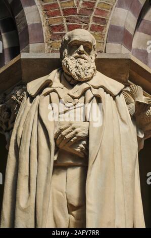 Charles Darwin statua Foto Stock