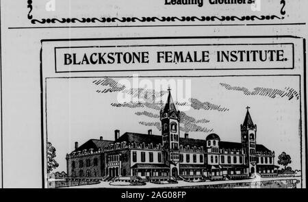 . Raleigh avvocato cristiano: organo del North Carolina Conferenza, M.E. La chiesa, a sud. Croce LiNEHAN Itr (NUOVO EDIFICIO DEL PIEGATORE.) 234-236 Favetteville San, Raleigh, N. C. ti mostriamo ciò che il fullmeasure di Bargan Givingmeans in capi di abbigliamento e arredamento Gents merci. La nostra nuova caduta Magazzino Readyfor il vostro controllo. CROSS & LINEHAN, portando Clothiers. • 2 • I 2 I 2. II ?IiMrittiiilJiiiiii unllliiii vista nord-est dell'edificio. Mnttrfc* T-MOROUGH ISTRUZIONE. UNJ)ER positiva influenza cristiana, al minor costo possibile. Una formazione cristiana la scuola per ragazze. Aperto nel 1894.È questa scuola Foto Stock