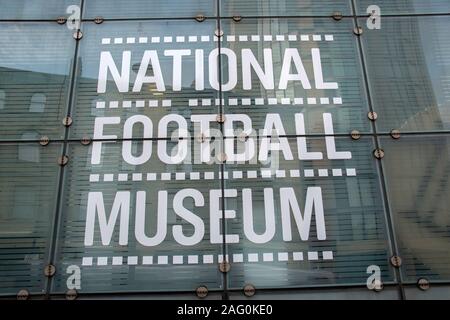 Museo Nazionale del Calcio a Manchester Inghilterra 2019 Foto Stock