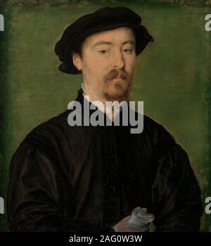 Ritratto di un uomo con i guanti, 1540-45. Foto Stock