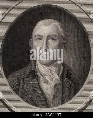 Ritratto del conduttore e del compositore Karl Friedrich Zelter (1758-1832), c. 1810. Collezione privata. Foto Stock