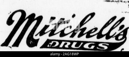 . Highland Echo 1915-1925. Commercio AtMitchells AndSave nostro Fountain è cleanOur bevande sono il servizio bestOur goodNow it si fanno il resto. FINE CANDIESEASTMAN FRESCA KODAK FONTANA SUPPLIESWATERMAN PENSSWIM CAPSSYMPHONY PRATO articoli di cancelleria di ridurre i prezzi. TTTTTt JTTTTtTTTTtTTTTTt t t ir £ ^4 Walkcr-Ovcr Calzature per uomini e donne |AII stili più recenti in entrambe le scarpe e Oxfords ^ ^ Venite e lasciateci prendere yourmeas- ufure per quella nuova tuta d'estate. Abbiamo Ujhave ciò che si desidera nei woolens, u!pesi piuma, spiagge di Palma ICand Krashes. uf $16 a $60 y; Ellis-Chandler Co., Inc. K Dept. Store ^ iBiXSSKifi!li!fi[iiS!fi"yi Foto Stock