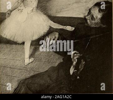. Degas. LA RIPETIZIONE AU VIOLON Photo Durand-Ruel. Foto Stock
