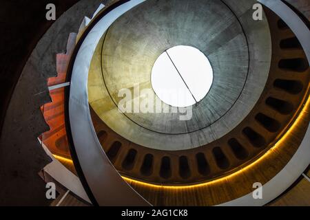 Lione, Francia, Europa, 6 dicembre 2019, vista del Museo Gallo-Romano di Lyon-Fourviere Foto Stock