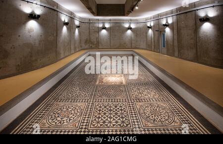 Lione, Francia, Europa, 6 dicembre 2019, vista del Museo Gallo-Romano di Lyon-Fourviere Foto Stock