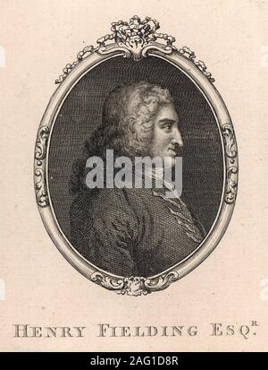 HENRY FIELDING (1707-1754) romanziere inglese il cui opera più celebre è Tom Jones Foto Stock