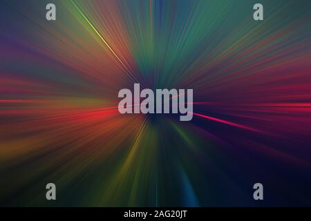 Un colorato abstract motion blur sullo sfondo dell'immagine. Foto Stock