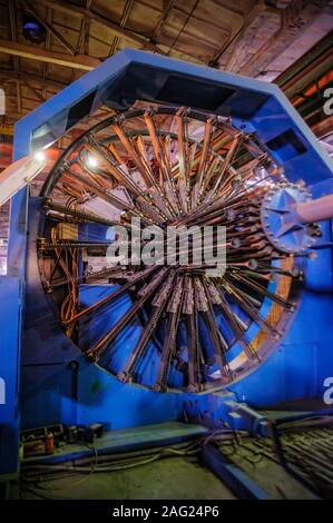 Sulla pianta di prodotti ferroconcrete Foto Stock