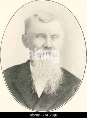 . La genealogia e i discendenti di Luca Pesce, sr. in ordine cronologico da 1760-1904. Kelley. Quando sull'oceano un fewdays la loro nave divenne andwas disabili costretti a tornare a Liverpoolfor riparazioni, dove rimase severaldays nuovamente prima di tentare di crossthe oceano. È stato un oltremodo roughvoyage, il viaggio che richiedono cinque settimane andthree giorni. Sbarcarono a New York,e senza indugio partirono per Ohio, set-tling in arancione Township, Shelby Coun- Ty. Jane pesce era sposato il 1 maggio 1856,a John Dillman Dickensheets, chi wasborn in Bellbrook, la contea de Montgomery,Ohio, il 29 gennaio 1832 Foto Stock