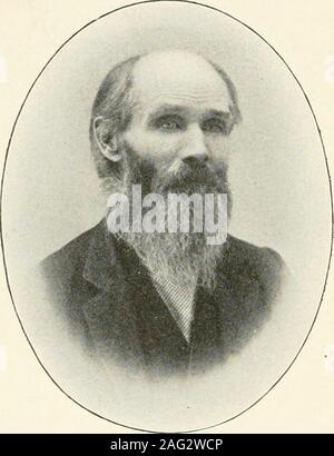 . La genealogia e i discendenti di Luca Pesce, sr. in ordine cronologico da 1760-1904. Di Luca Sid-ney e Isabella Y. pesci, e fu bornin Orange Township, Shelby County,Ohio, il 23 aprile 1857. Ella è stata mar-ried su dicembre 28. 1876. Al suo fathershome, alla aletta Eleizar Henry, nato a Per-ry Township, vicino a Sidney. Shelby County,Ohio. Agosto 15. 1849. Essi vivevano in Ohiountil la molla di 1S85, quando essi movedto Kinsley, Kansas, vivendo ci untilApril. 1886 quando si trasferirono a Benton-ville, Benton County. Arkansas, wherethey vivono ora e dove FinHenry Eleazaro è stata impegnata nella reale es Foto Stock