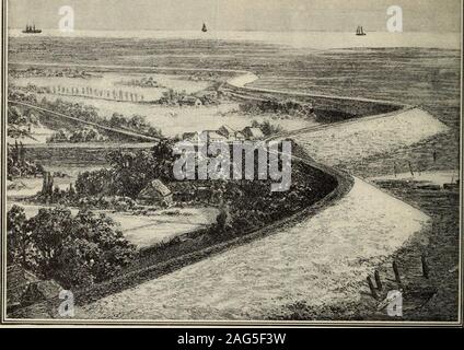 . Recensione di recensioni e mondo del lavoro. La raccolta delle prugne in San Joaquin Valley, California. Il dicco HELDEK dell'Olanda del Nord. (Uno degli importanti, tipico dighe.) come gli olandesi hanno preso in Olanda. Da FRANK D. HILL. (Console americano a Amsterdam.) lasciare il lettore girare per la mappa (e, withouta mappa spread prima di lui, nessuno everstudy Paesi Bassi, altrimenti egli perderà l'en-pneumatico significato di descrizione rispettando tilingsDutch) e inizio a Den titolare, nord-ernmost punta della Provincia di North Holland,disegnare una linea che deve tracciare i confini lFriesland e &lt; I roningen a t Foto Stock
