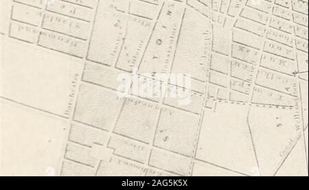 . Vecchio e nuovo Montreal con una serie di viste comparativo che illustra la crescita e lo sviluppo dei più grandi città. -• ;. Foto Stock